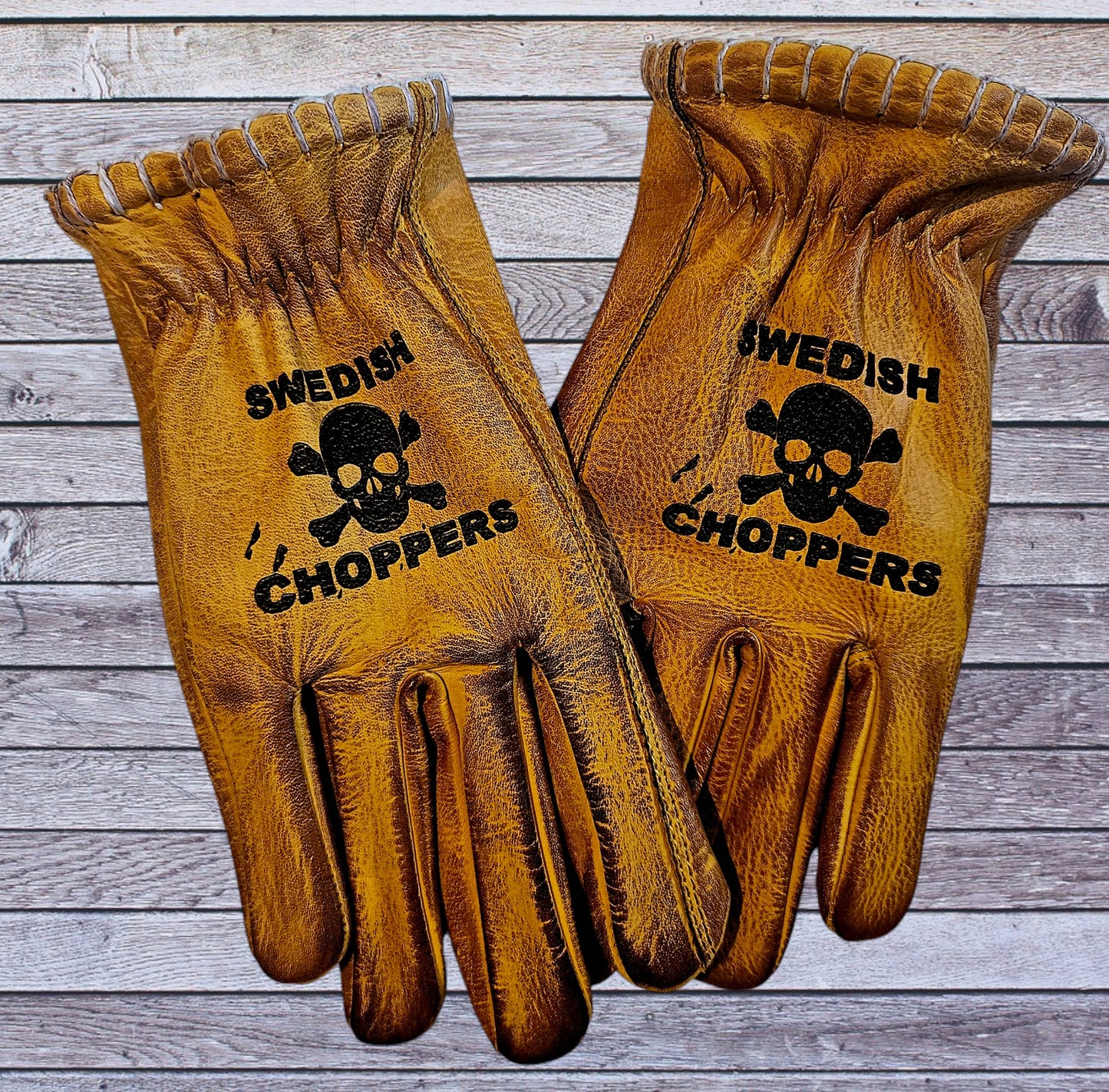 Swedish Choppers leather gloves
