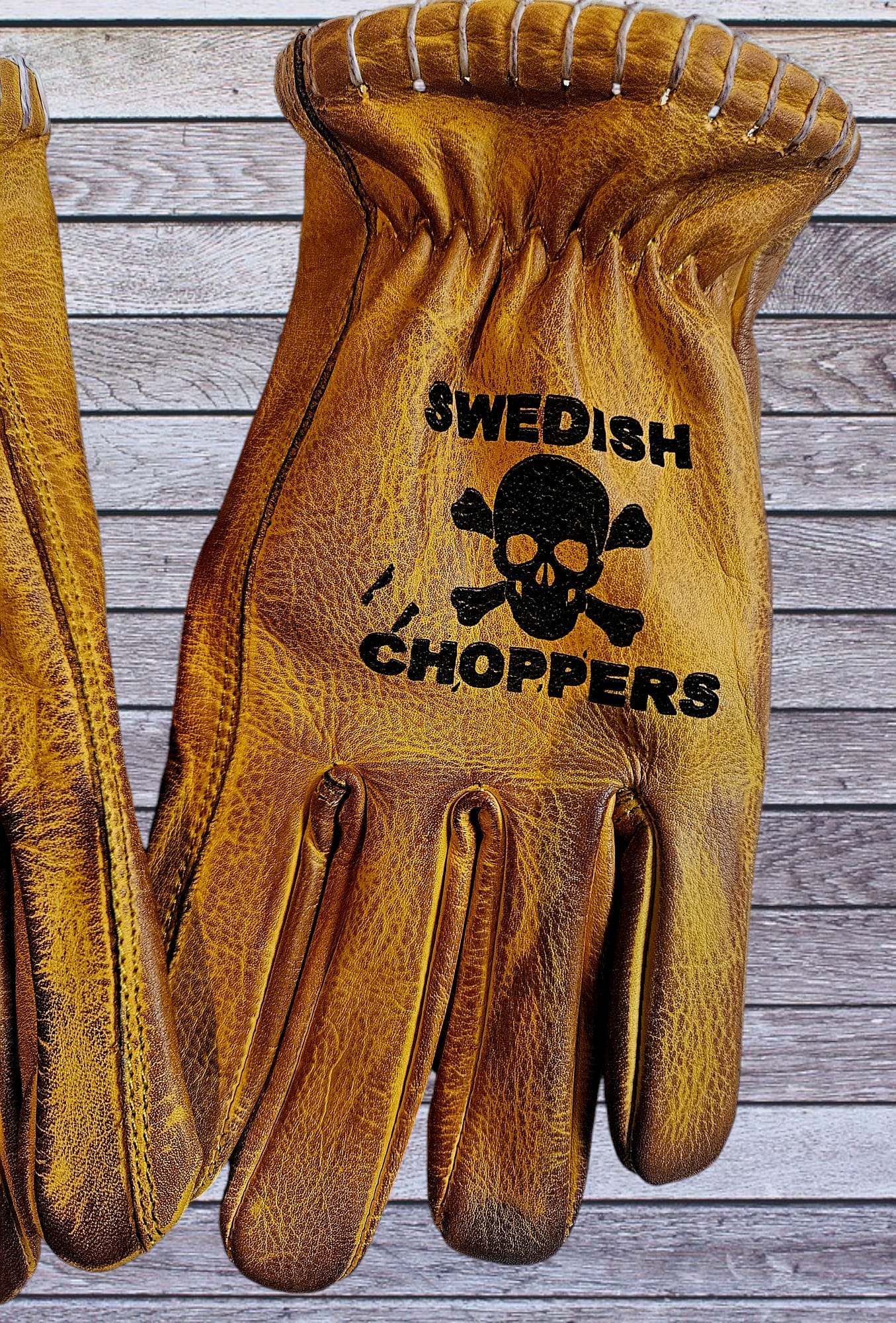 Swedish Choppers leather gloves