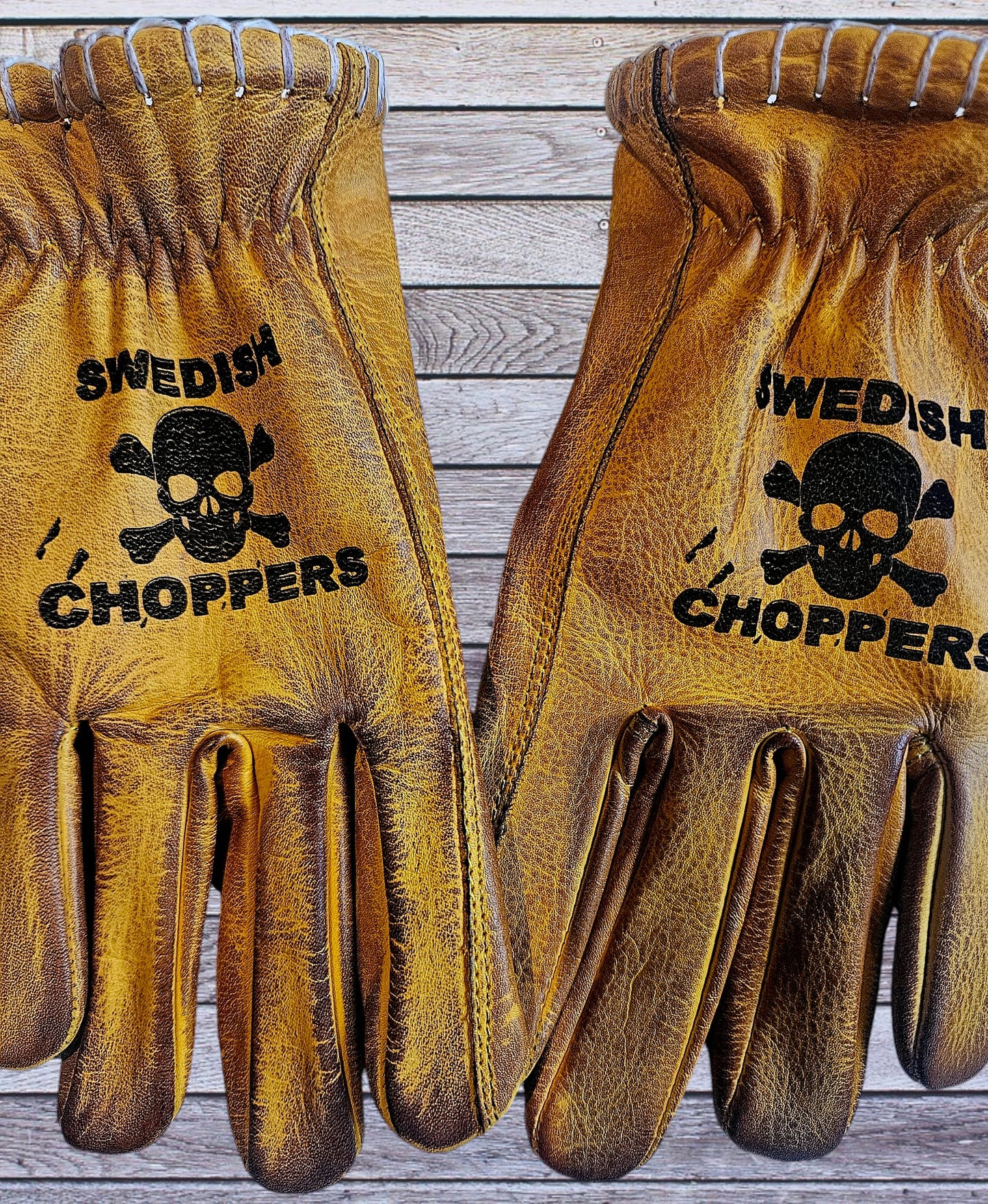 Swedish Choppers leather gloves