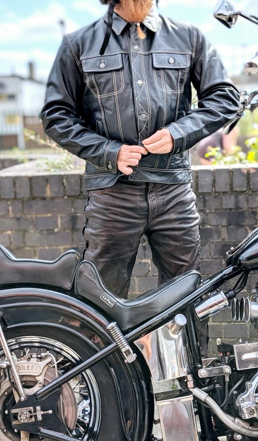 SWEDISH Choppers TRUCKER Jacket Black