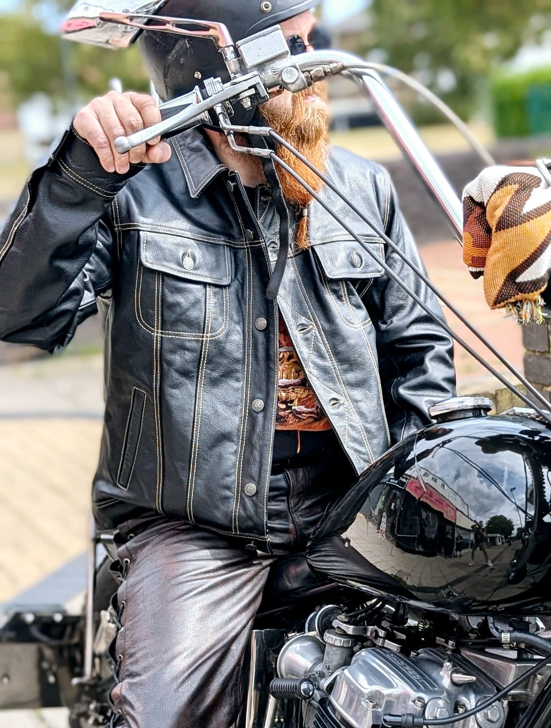 SWEDISH Choppers TRUCKER Jacket Black