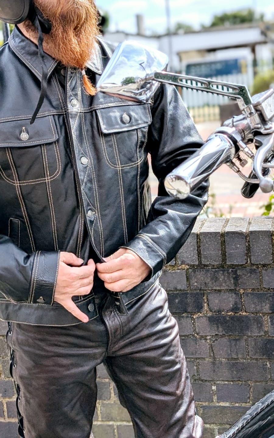 SWEDISH Choppers TRUCKER Jacket Black