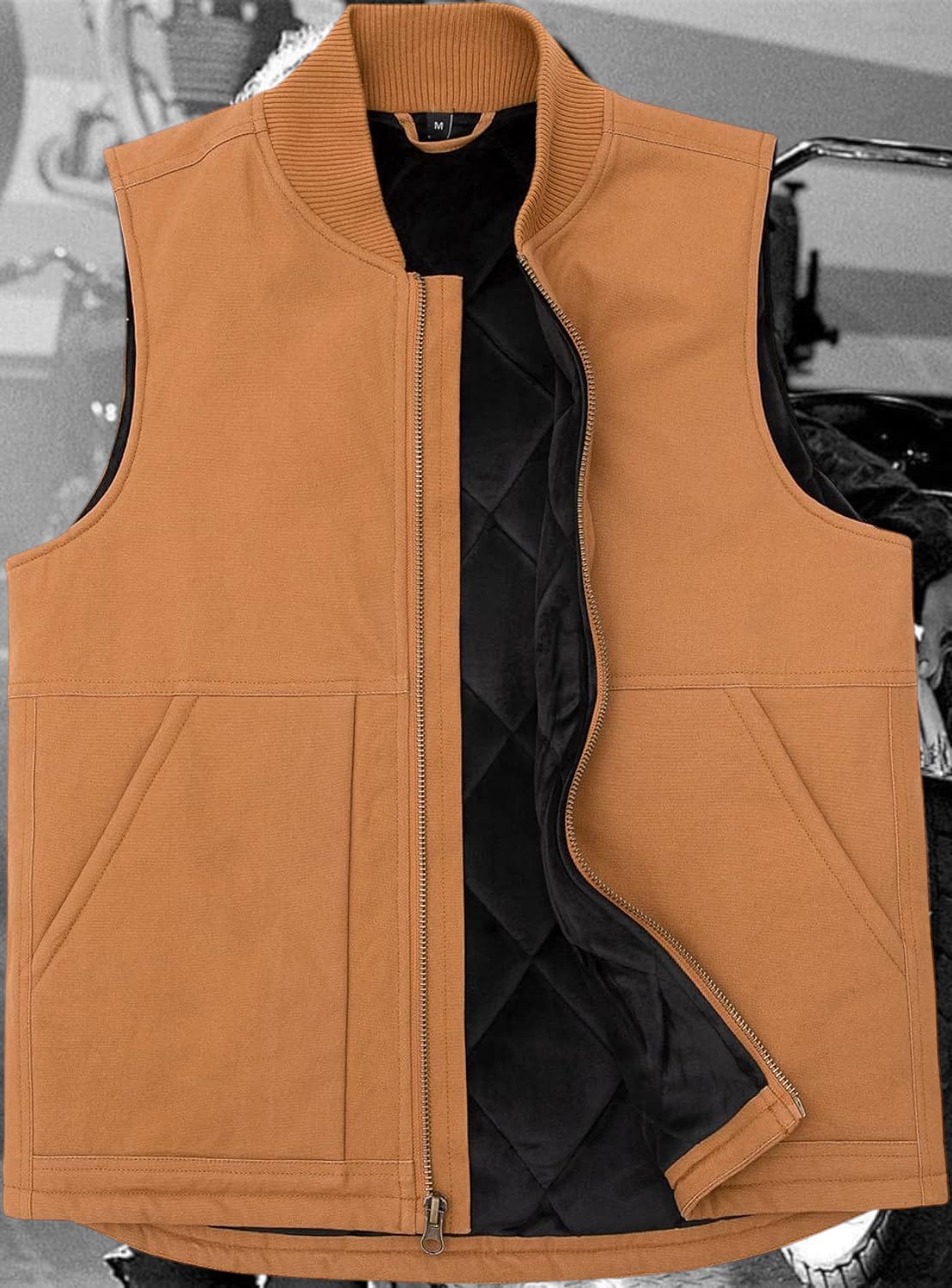 SWEDISH Choppers Canvas Quilted Lined Duck Vest