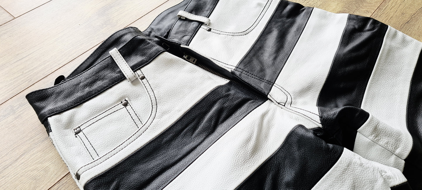 Svarog England Leather Prison Pants Japan Style