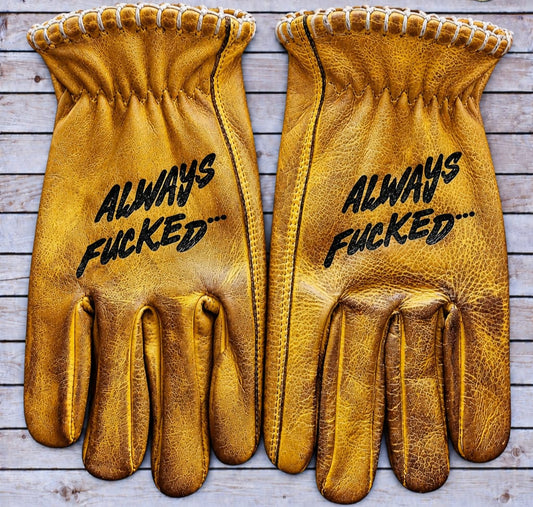 Swedish Choppers leather gloves "lucky"