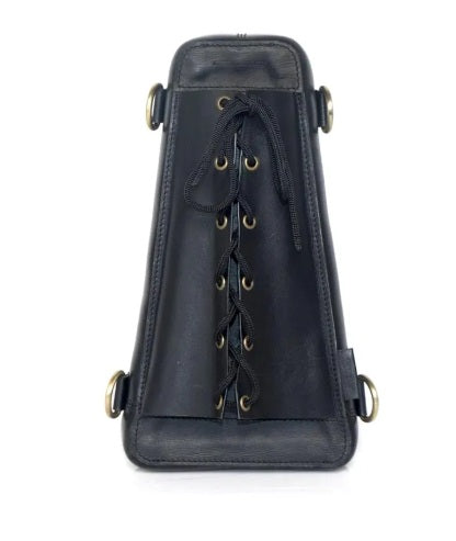 SVAROG England Leather Sissy Bar Pad, Chopper Backrest