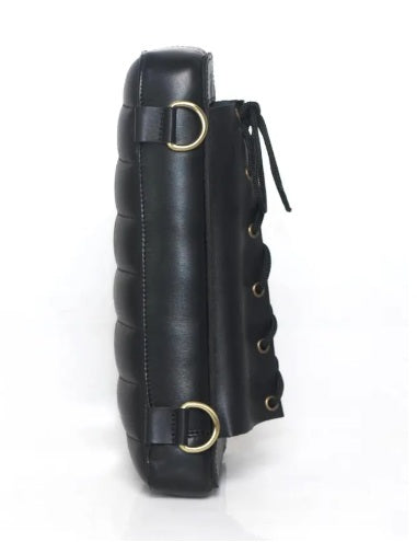 SVAROG England Leather Sissy Bar Pad, Chopper Backrest